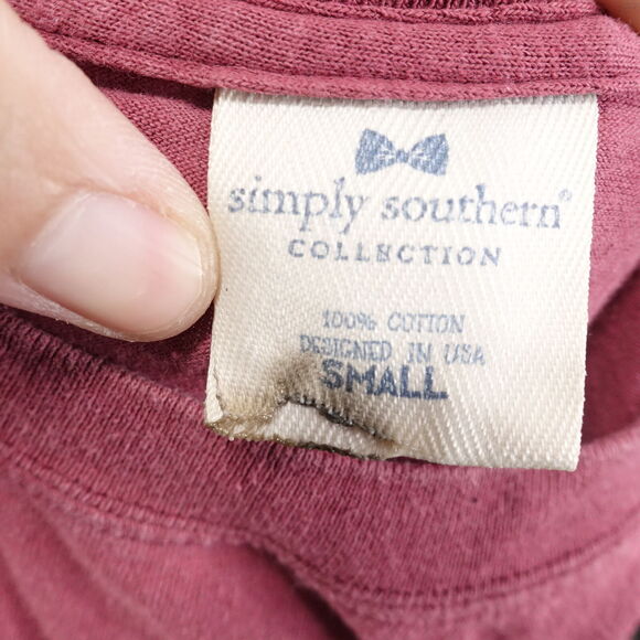 SIMPLY SOUTHERN COLLECTION BELIEVE IN MAGIC CHRISTMAS PUPPY LONG SLEEVE TSHIRT S - Picture 7 of 7